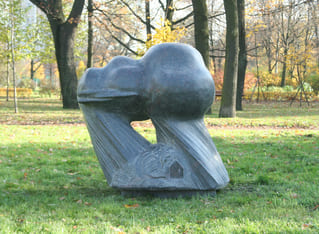 Современная фигуративная парковая скульптура Облако