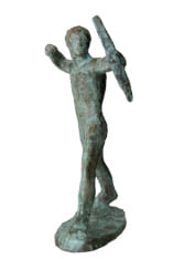 Modern figurative bronze sculpture