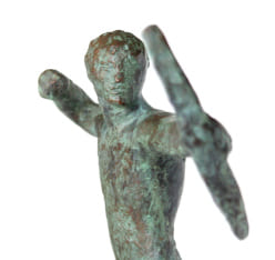 Modern figurative bronze sculpture