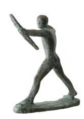 Modern figurative bronze sculpture