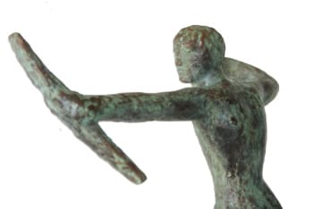 Modern figurative bronze sculpture