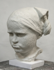 детский скульптурный портрет