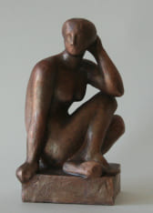 Contemporary bronze sculpture