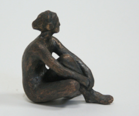 Modern figurative bronze sculpture