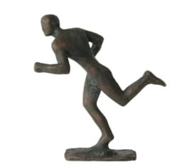 Modern figurative bronze sculpture