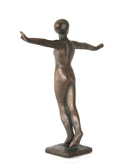 Modern figurative bronze sculpture